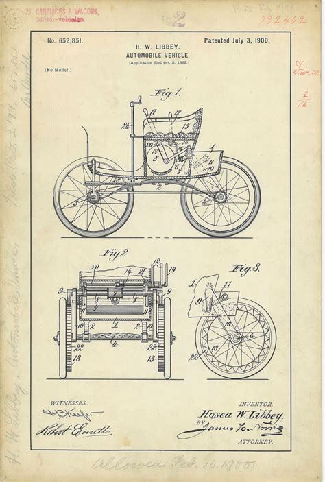 Lamborghini gallardo i really like how this porsche 911 looks, so enjoy and get inspired on how to draw car like that and get. Today's Document • Patent Drawing for H. W. Libbey's ...