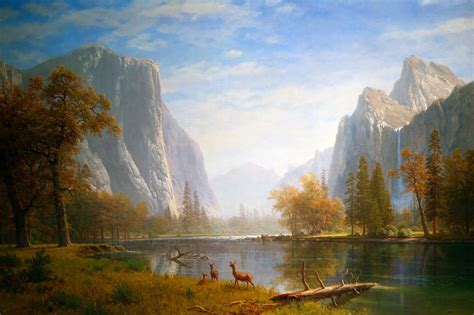 Творчество Albert Bierstadt Landscape Paintings Mountain Paintings