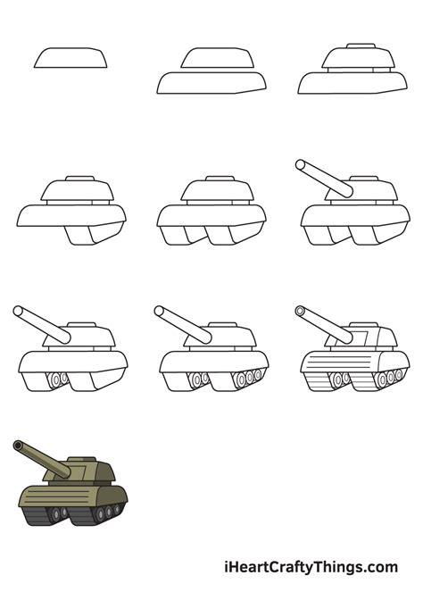 Tank Drawing How To Draw A Tank Step By Step