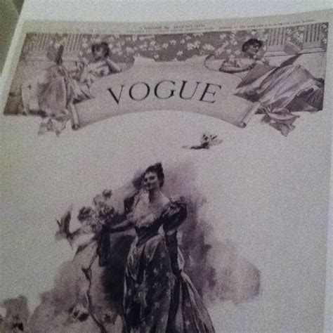 Cover Of The First Ever Issue Of Vogue December 17 1892