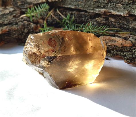 Raw Citrine Citrine Crystal Ctrine Gemstone Mineral Specimen Etsy