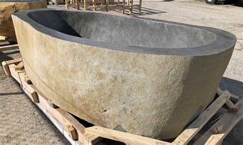 Soaking tub synonyms, soaking tub pronunciation, soaking tub translation, english dictionary definition of soaking tub. River Boulder Natural Stone Bathtub, Real Rock, from ...