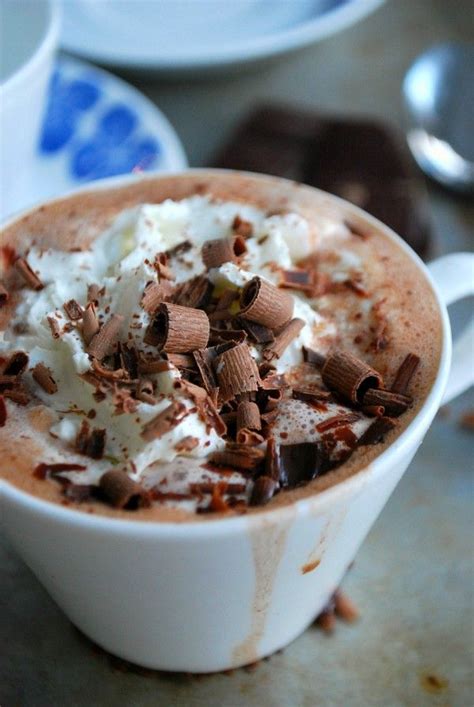 Healthy Hot Cocoa Lyxig Varm Choklad Mat Och Dryck Nyttig Bakning Recept