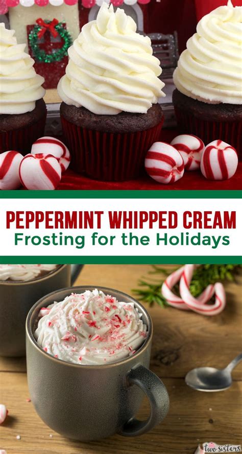 Whip until light and a thick enough consistency to spread as an icing. Peppermint Whipped Cream Frosting | Recipe | Whipped cream frosting, Recipes with whipping cream ...