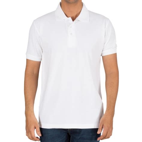 White Plain Collar Polo T Shirt Xtees