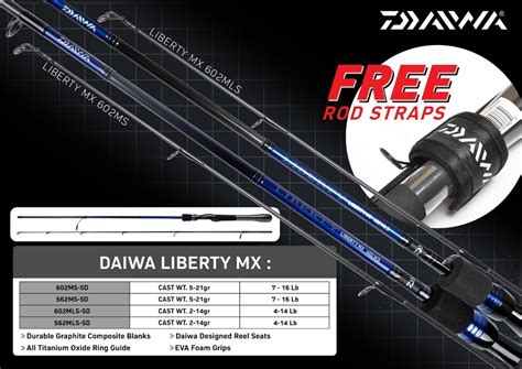 Jual Joran DAIWA LIBERTY MX 602MS SD Di Lapak SnowGold Tokoshimano