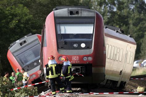 Train Derails In Germany After Hitting Car