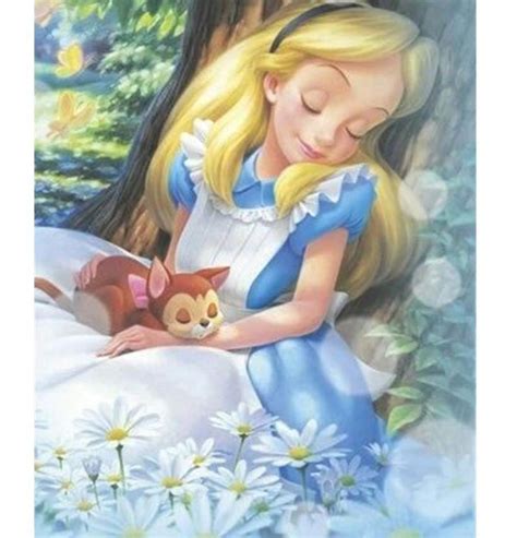 Beautiful Diamond Art Kit Of Alice In Wonderland Disney Paint By Diamonds