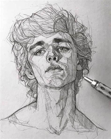 Pencil Sketches Of Faces Pencil Sketch Portrait Color Pencil Sketch