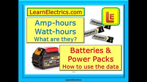 Amp Hours And Watt Hours What Are They How Can I Calculate Them