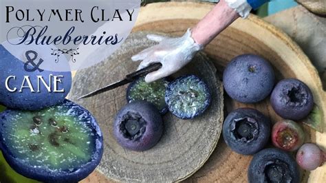 Real Or Clay Easy Realistic Polymer Clay Blueberry Method