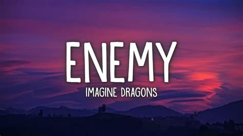 Imagine Dragons And Jid Enemy Lyrics Youtube