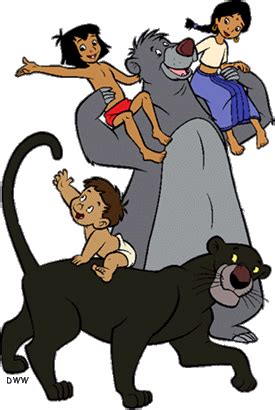 MOWGLI BALOO SHANTI RANJAN BAGHEERA The Jungle Book 2 2003