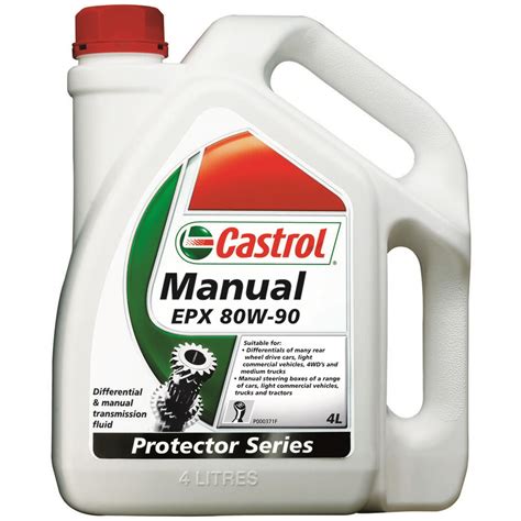 Castrol Epx Differential And Manual Transmission Fluid 80w 90 4 Litre