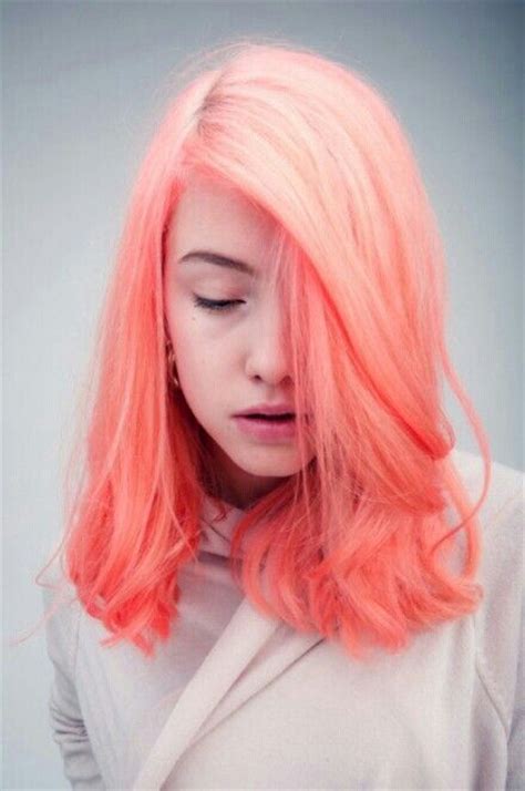 Neon Orange Hair Hair Envy Pinterest