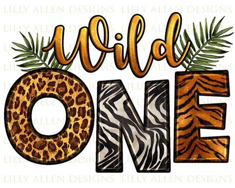 Wild One Safari Patrones Png Diseño De Sublimación Wild One Etsy México