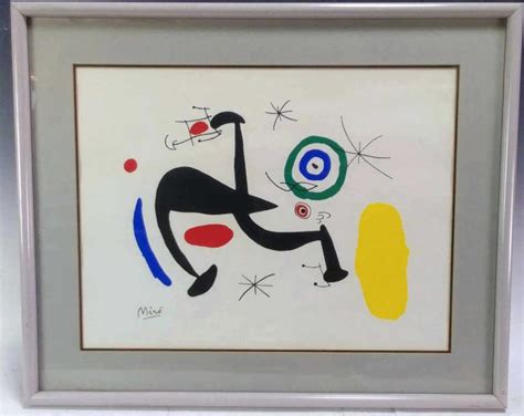 Joan Miro Abstract Image Lithograph
