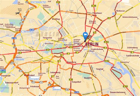 Berlin Carte Et Image Satellite