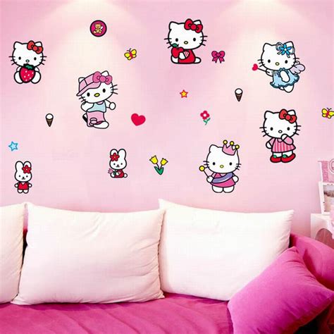 .melody | hello kitty, hello kitty rooms, cute chibi free in photo format and discover thousands of resources: Cute Hello Kitty Cat Vinyl Removable Home Decor Decoration ...