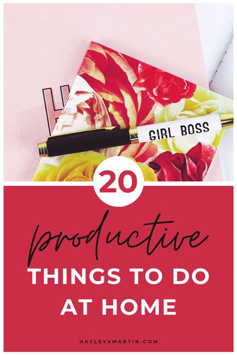 20 Productive Things To Do At Home Hayleyxmartin