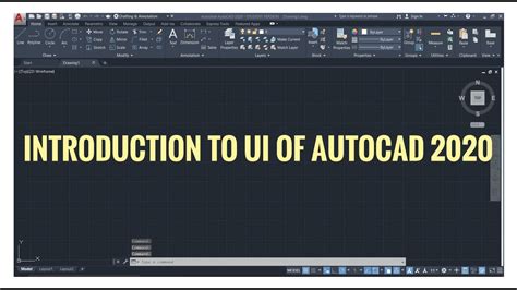 Autocad 2020 Tutorial 1 Introduction To The User Interface Ui Of