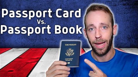 Passport Book Vs Passport Card Whats The Difference Youtube
