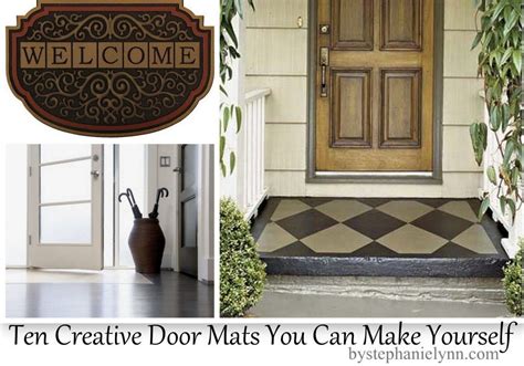 Creative Door Mats You Can Make Yourself Tuesday Ten Diy Welcome