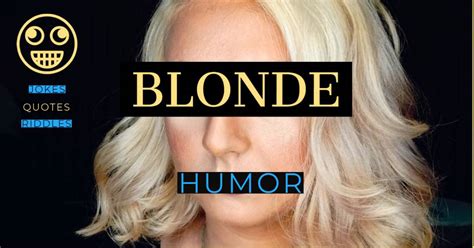 Blonde Jokes And Riddles