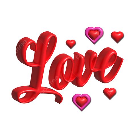 Heart Love Text Vector Design Images 3d Love Text With Heart 3d Love