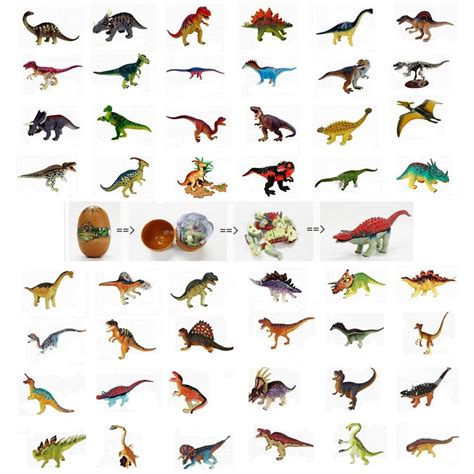 12 pack dino puzzles in. 48pcs assorted 3D dinosaurs puzzle egg plastic diy ...