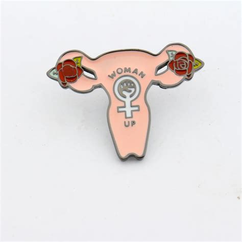 uterus cuterus enamel pin ovaries womb shape brooch women s rights reproductive rights badge