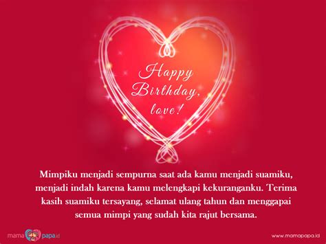 Tidak ada yang bisa kupanjatkan selain kebahagiaan untukmu. 20 Ucapan Ulang Tahun untuk Suami, Romantis Bikin Keluarga ...