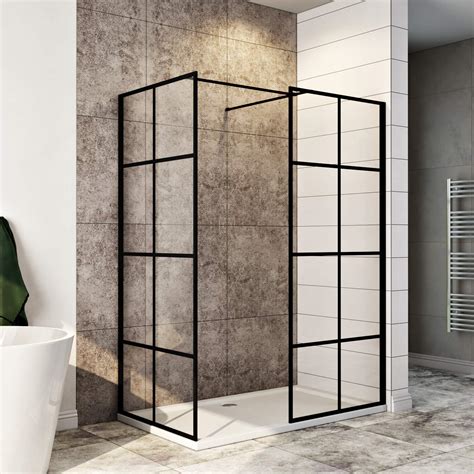 Buy Elegant X Mm Walkin Shower Screen For Bath Wet Room Frameless