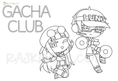 Gacha Club Coloring Pages New Pictures Free Printable