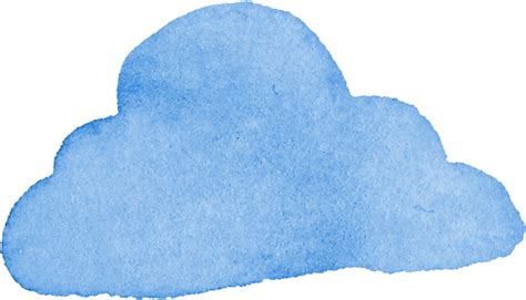 8 Blue Watercolor Clouds Png Transparent Onlygfxcom Images