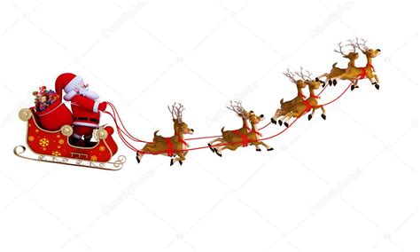 圣诞老人的雪橇图库插图由 pixdesign123 8202708创作