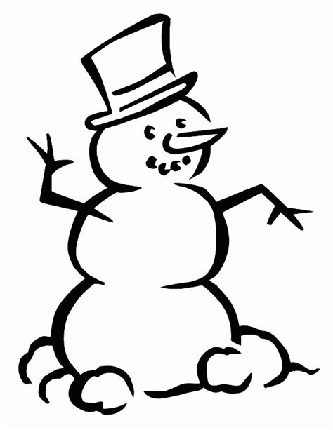 If your kids love winter and snow, then they'll enjoy these simple snowman coloring pages. Snowman Coloring Pages | Free download on ClipArtMag