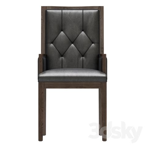 Morgan track arm leather armchair. 3d models: Chair - Restoration Hardware French ...