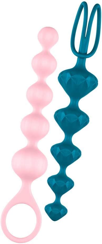 Satisfyer Beads Set Of Anal Beads Silicone 205 Cm Set Of 2 Uk Health