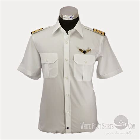 Tailor Made White Pilot Uniform Shirts Shirt Tailoring Company