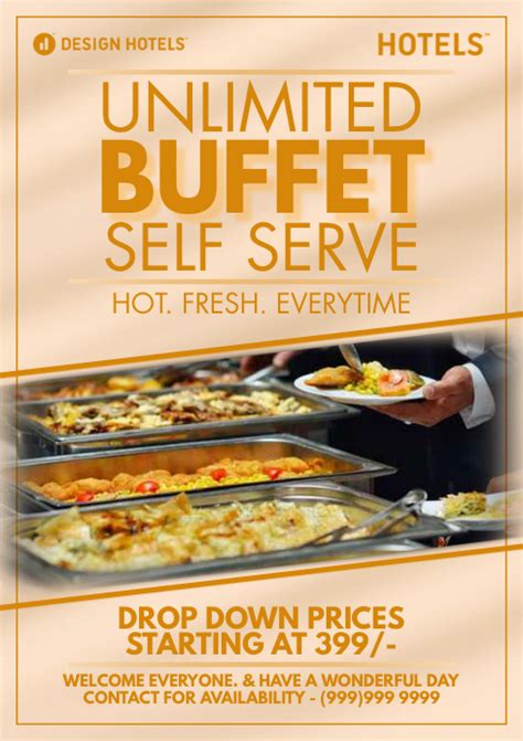 Hotel Buffet Service 2021 Template Postermywall