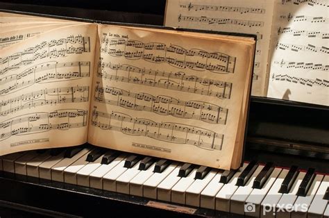 Keyboard klavier noten aufkleber piano sticker klaviertasten transparent pvc set. Aufkleber Klavier mit Noten • Pixers® - Wir leben, um zu ...