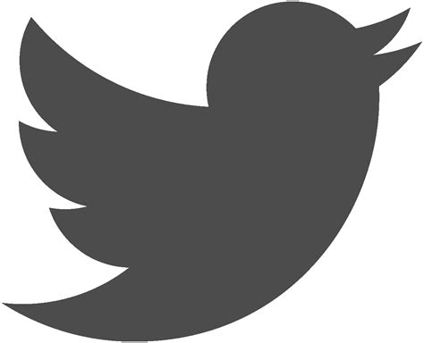 Twitter Logo Transparent Black