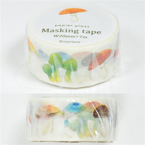 papier platz masking tape x moriyue mushroom [50 613] 4520491506134