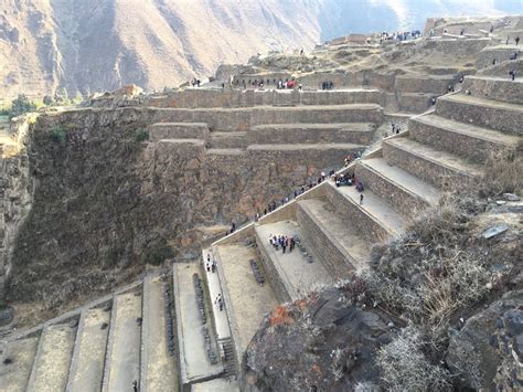 Giant Stairs Of Ollantaytambo Peru Quatria