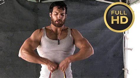 Henry Cavill Workout Man Of Steel Behind The Scenes Youtube