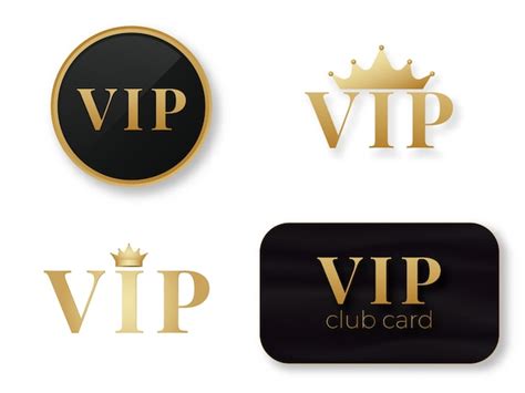 Logotipo Del Club Vip Vector Premium