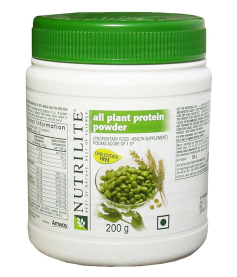 nutrilite amway all plant protein powder 200gm buy nutrilite amway all plant protein powder