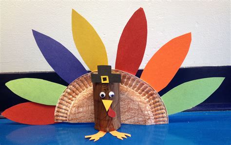 Paper Plate And Toilet Paper Roll Turkey Turkey Crafts Kids Paper