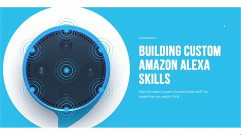 Alexa Introduction Building Custom Amazon Alexa Skill Alexa